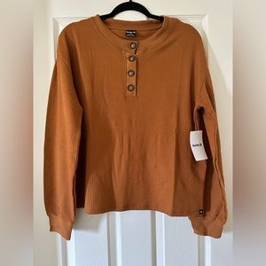 Hurley thermal long sleeve tee